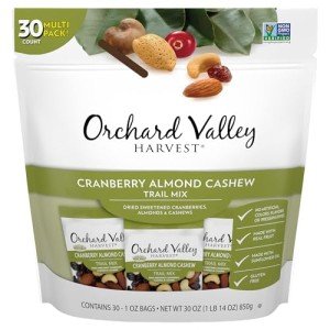 Cranberry Almond Cashew Trail Mix - 30 Pack