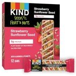 KIND Strawberry Sunflower Seed Snack Bars - 12 Pack