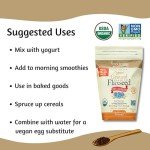 Organic Ground Flaxseed for Gamer Fuel, 24 oz