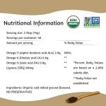 Organic Ground Flaxseed for Gamer Fuel, 24 oz