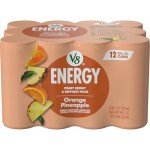 V8 Energy Orange Pineapple Drink - 12 Pack