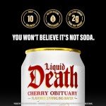 Liquid Death Cherry Obituary Sparkling Water 12-Pack