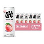 White Peach Sparkling Water by CHI FOREST - 24 Pack