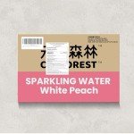 White Peach Sparkling Water by CHI FOREST - 24 Pack