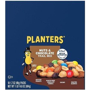 Planters Chocolate Trail Mix – 18 Snack Bags