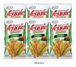 Sea Salt Veggie Straws – 16 Oz (Pack of 6)
