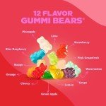 Albanese 12 Flavor Gummy Bears - 5lbs Snack