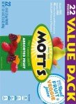 Mott's Gluten-Free Assorted Fruit Snacks, 22 Pouches
