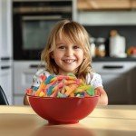 Sour Neon Gummy Worms - 2 lbs Assorted Flavors