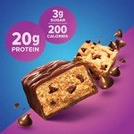 Chewy Chocolate Chip Protein Bars - Low Sugar