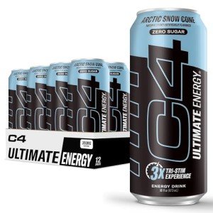 C4 Ultimate Sugar Free Energy Drink - Arctic Snow Cone