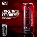 C4 Ultimate Sugar Free Energy Drink - Arctic Snow Cone