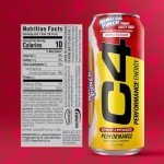 C4 Energy Drink, Hawaiian Punch, Sugar-Free, 12 Pack