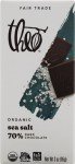 Theo Sea Salt Dark Chocolate Bar, 70% Cacao