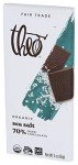 Theo Sea Salt Dark Chocolate Bar, 70% Cacao