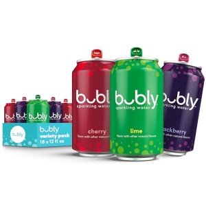 bubly Sparkling Water Variety Pack - 18 Cans
