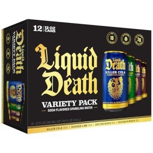 Liquid Death Soda-Flavored Sparkling Water 12-Pack