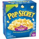 Movie Theater Butter Popcorn Snack Bags, 12 Count