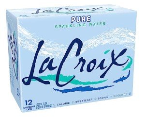 LaCroix Pure Sparkling Water, 12-Pack