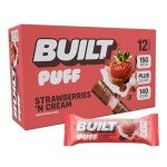 Strawberries 'N Cream Puff Protein Snack Bars