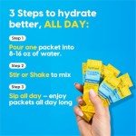 Sugar-Free Hydration Electrolyte Powder Sticks - Lemonade