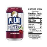 Polar Black Cherry Seltzer Water, 18 Pack