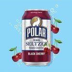 Polar Black Cherry Seltzer Water, 18 Pack