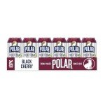 Polar Black Cherry Seltzer Water, 18 Pack