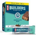 CLIF BUILDERS Chocolate Mint Protein Bars, 12 Count