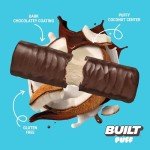 Coconut Puff Protein Bars - 17g Protein, 12 Pack