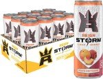 REIGN Storm Peach Nectarine Energy Drink (12-Pack)