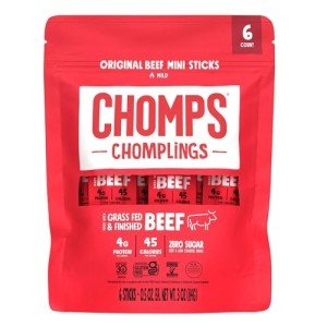 CHOMPS Mini Beef Jerky Snack Sticks - Original