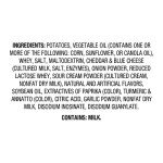 Cheddar & Sour Cream Rippled Potato Chips 11 Oz