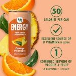 V8 Energy Orange Pineapple Drink - 24 Pack