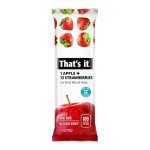 Apple & Strawberry Real Fruit Bars - 12 Pack