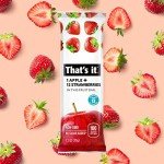 Apple & Strawberry Real Fruit Bars - 12 Pack