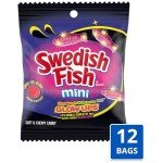 Swedish Fish Mini Glow Ups Strawberry-Watermelon Candy