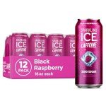 Sparkling Ice Caffeine Black Raspberry - 12 Cans