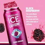 Sparkling Ice Caffeine Black Raspberry - 12 Cans