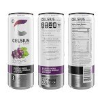 Celsius Sparkling Grape Rush Energy Drink - 12 Pack
