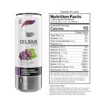 Celsius Sparkling Grape Rush Energy Drink - 12 Pack