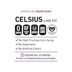 Celsius Sparkling Grape Rush Energy Drink - 12 Pack