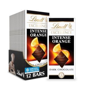 Lindt Intense Orange Dark Chocolate Bar (12 Pack)