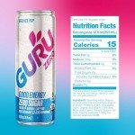 GURU Zero Sugar Organic Energy Drink Variety Pack
