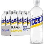 Electrolyte Water Drink: Lemon Flavor, 12 Pack