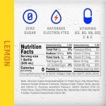 Electrolyte Water Drink: Lemon Flavor, 12 Pack