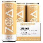 ZOA Sugar-Free Energy Drink, Pineapple Coconut Flavor