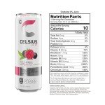 CELSIUS Raspberry Acai Energy Drink - 12 Pack
