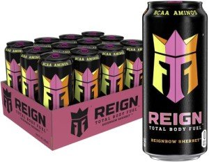 Reign Total Body Fuel - Reignbow Sherbet, 12 Pack