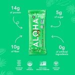 ALOHAs Plant-Based Chocolate Mint Protein Bars 12-Pack